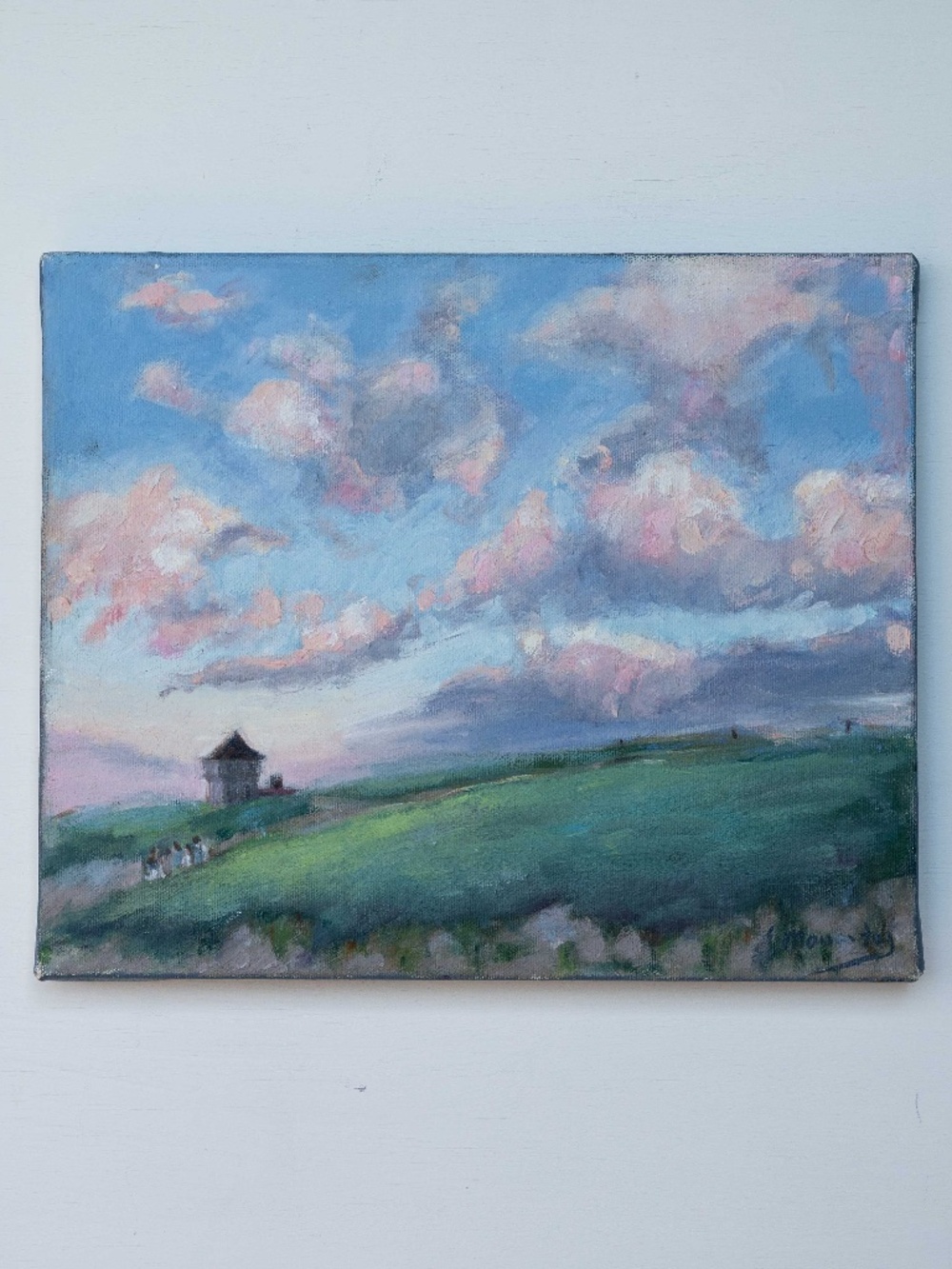 Small oil painting "Race Point " on cape Cod  8"x10"